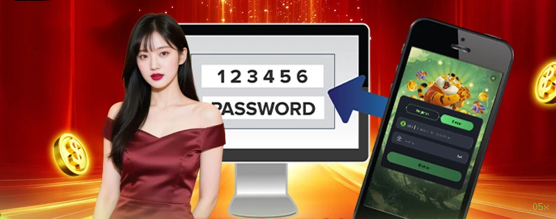 Imagem promocional do cassino online da 05x mostrando jogos ao vivo